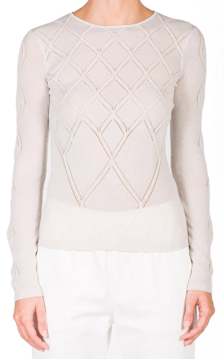 Moda Operandi Agnona Ultralight Cashmere-blend Crewneck Top