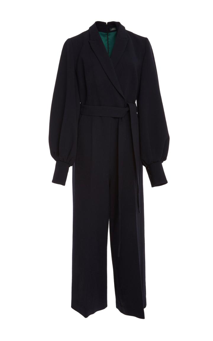 Alena Akhmadullina Wool Wrap Jumpsuit