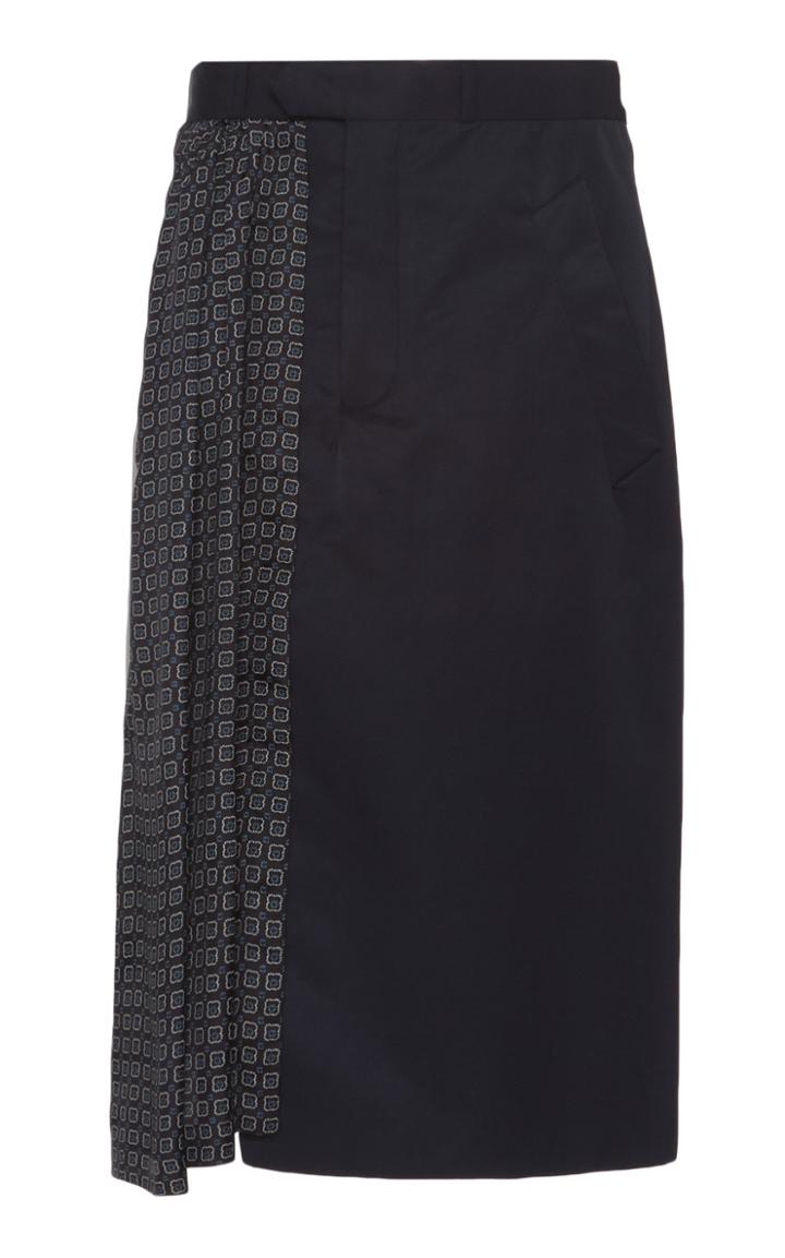 Maison Margiela High-rise Layered Belted Skirt