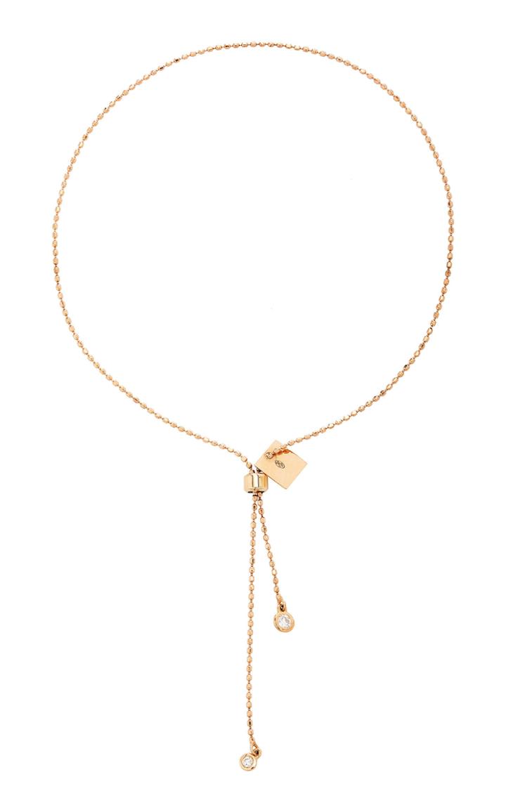 Ginette Ny Lonely Diamond 18k Rose Gold Bracelet