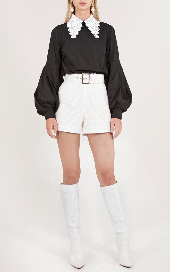 Moda Operandi Andrew Gn Embroidered Mini Shorts