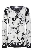 Naeem Khan Embroidered Cashmere Sweater