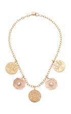 Marlo Laz 14k Gold, Pearl, Diamond And Emerald Necklace