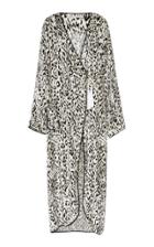 Alessandra Rich Leopard Pann Velvet Dress