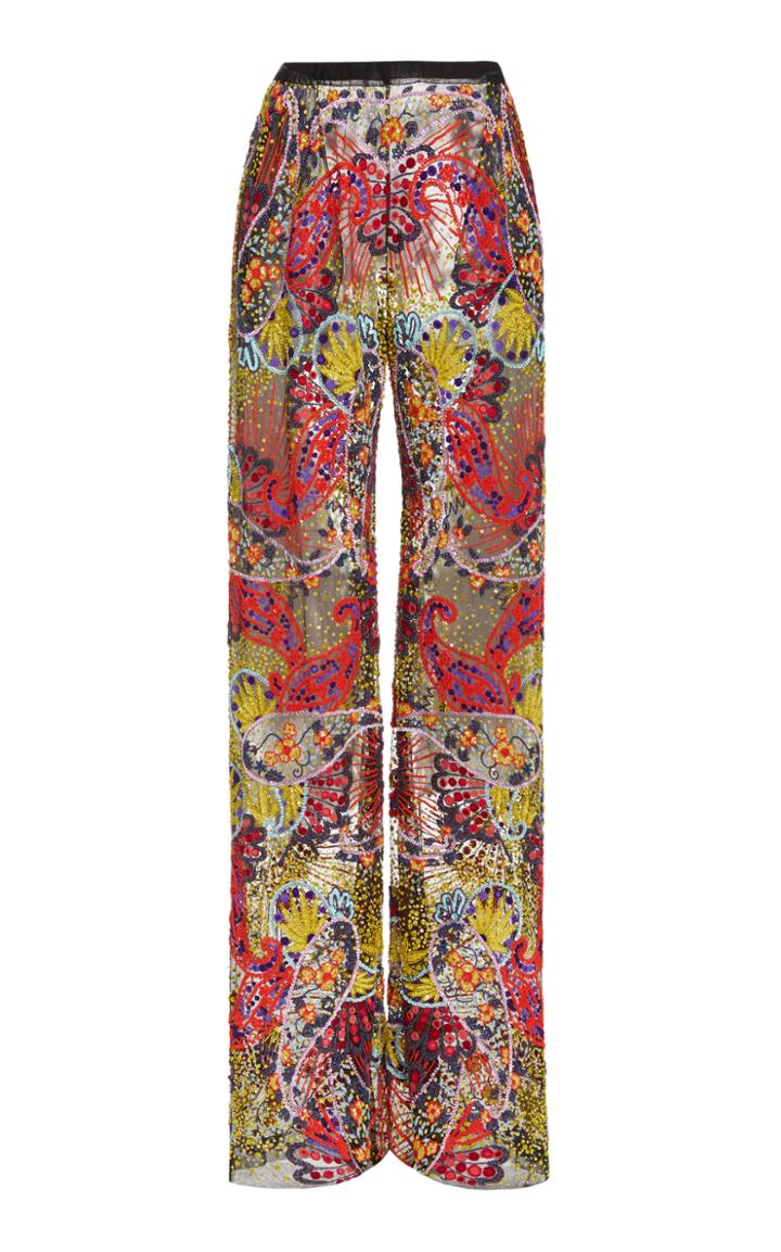 Moda Operandi Naeem Khan Embroidered Pants