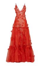 Dundas Floral Embellished Maxi Dress