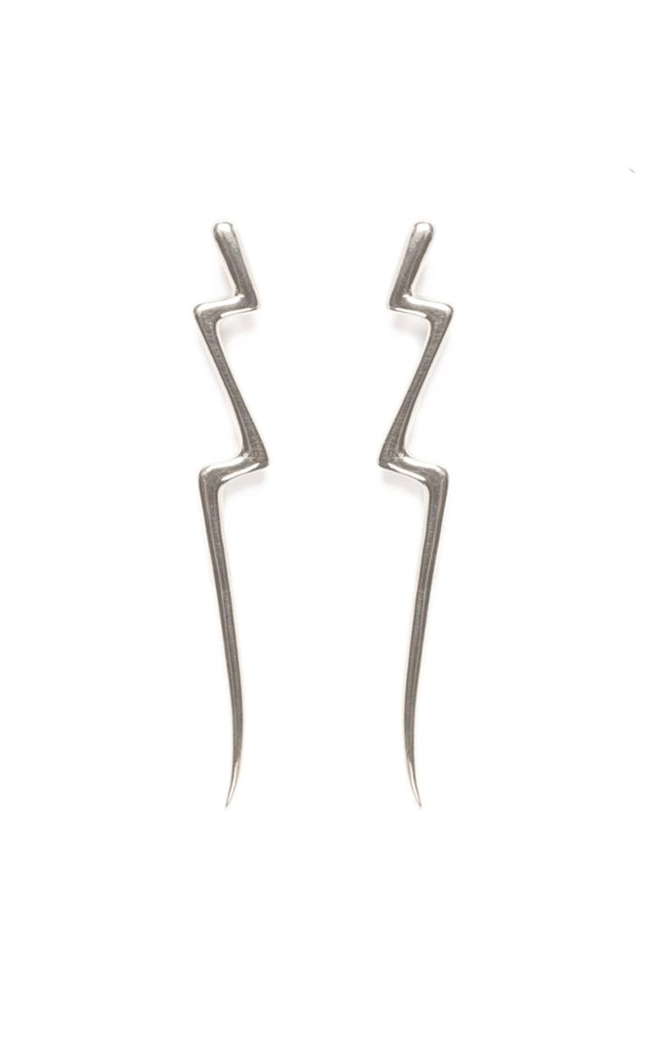Moda Operandi Flash Jewellery Silver Silver Lightning Earrings