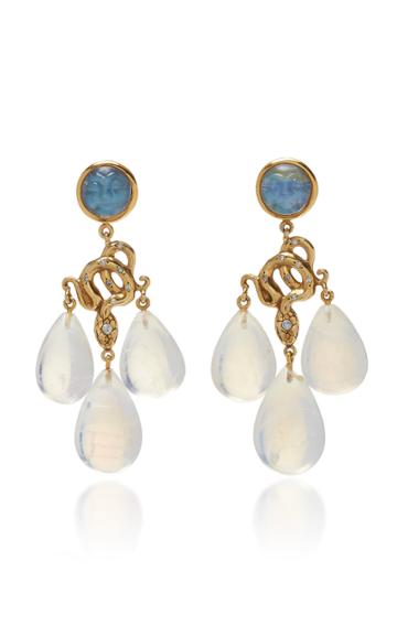 Sylvie Corbelin Blue Moon Chandelier Earrings