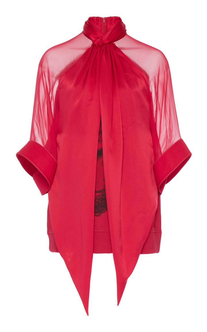 Givenchy Rottweiler Layered Blouse