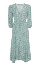 Faithfull The Brand Maud Floral-print Crepe Midi Dress