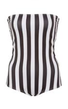 Verde Limon Tijuana Strapless One Piece Swimsuit