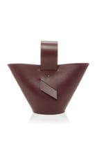 Carolina Santo Domingo Amphora Leather Top Handle Bag
