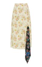 Christopher Kane Archive Floral Tie Skirt