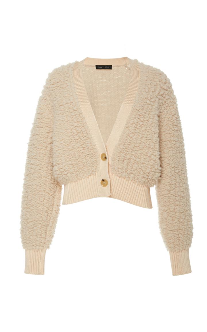 Proenza Schouler Cropped Wool Cardigan