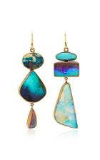 Judy Geib One-of-a-kind Vibrant Opal Mixed-shape Totem Earrings