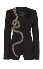 Andrew Gn Embellished Wool-blend Blazer Size: 42