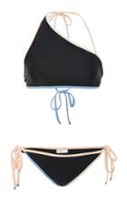 Rosetta Getty Asymmetric Two Piece Bikini Set