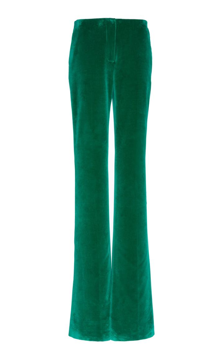 Calvin Klein 205w39nyc Straight Leg Cotton Velvet Pants