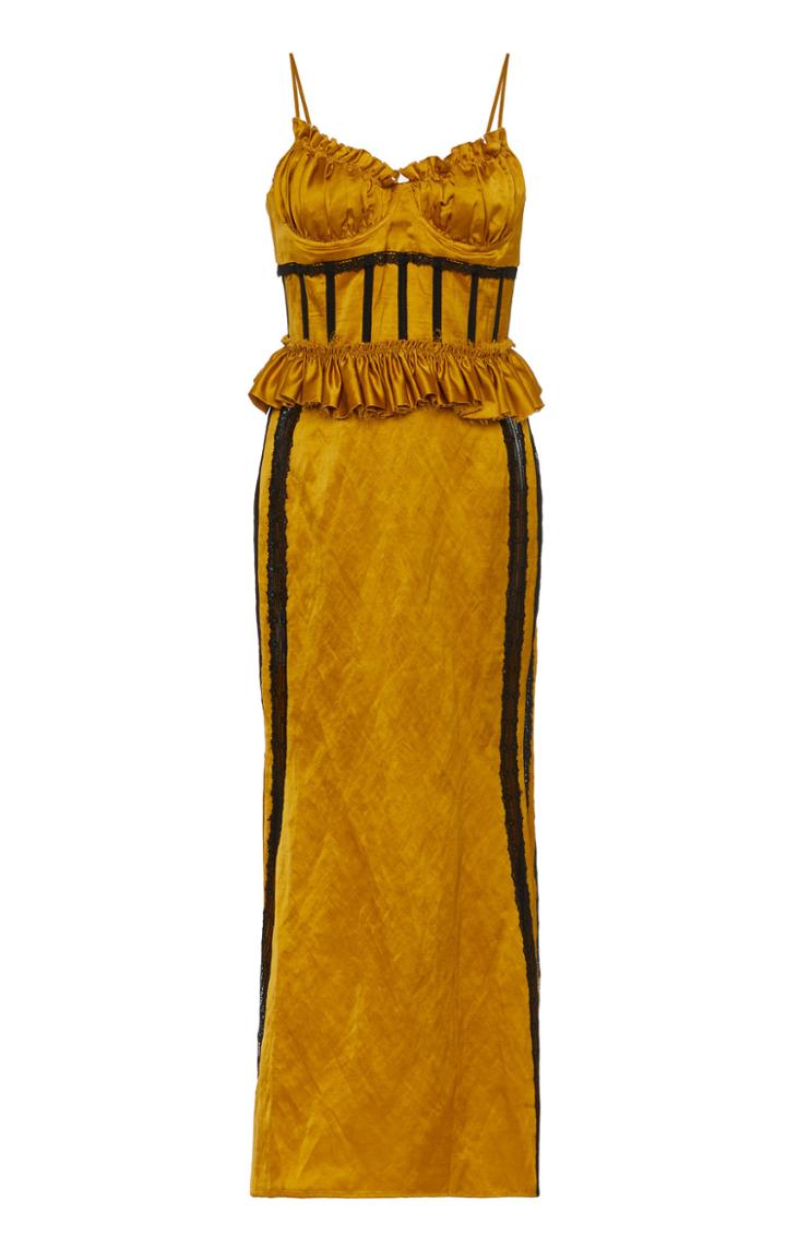 Brock Collection Orely Sleeveless Satin Dress