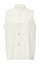 Trademark Cotton Sleeveless Scallop Shirt