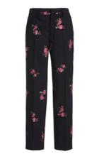 Moda Operandi Red Valentino Floral-printed Cady Straight-leg Pants