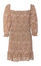 Faithfull The Brand Es Saada Shirred Floral-print Crepe Mini Dress
