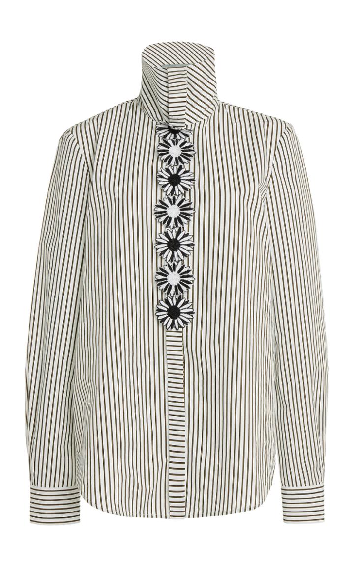 Moda Operandi Silvia Tcherassi Ettie Striped Cotton Top