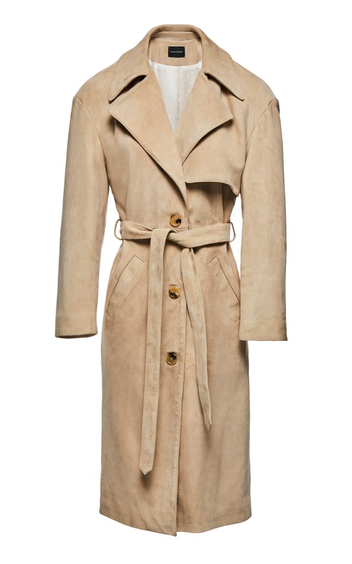 Magda Butrym Miles Leather City Trench Coat