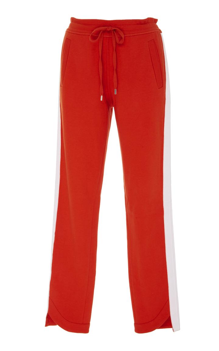 Maison Ullens Orange Sport Chic Pants