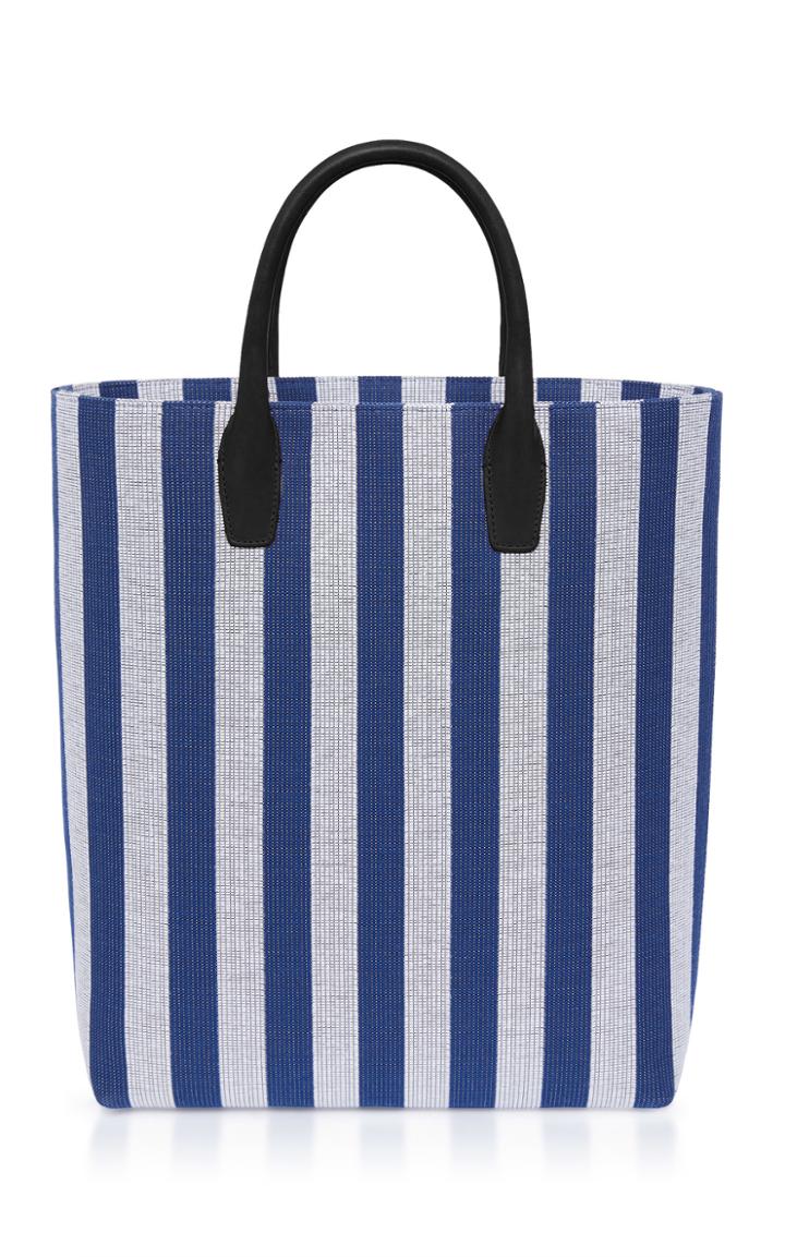 Mansur Gavriel Striped North South Tote