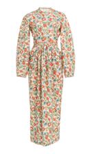 Emilia Wickstead Zilda Floral Print Silk-wool Midi Dress