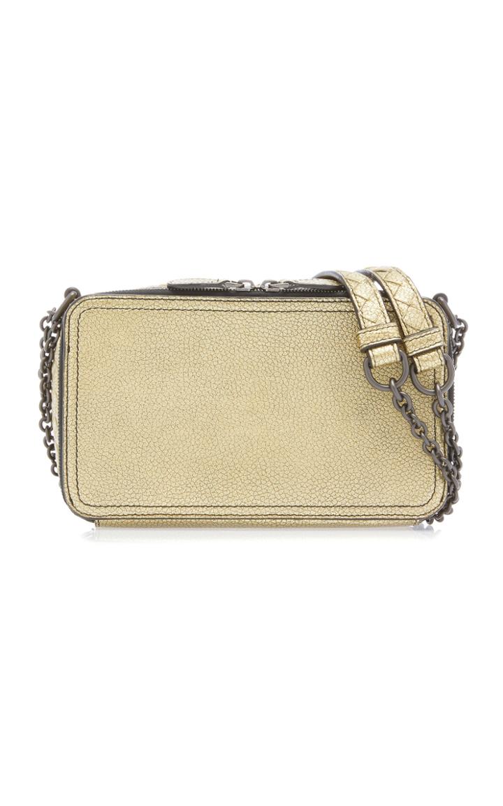 Bottega Veneta Double-sided Metallic Leather Handbag