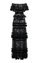 Elie Saab Lace Off The Shoulder Dress