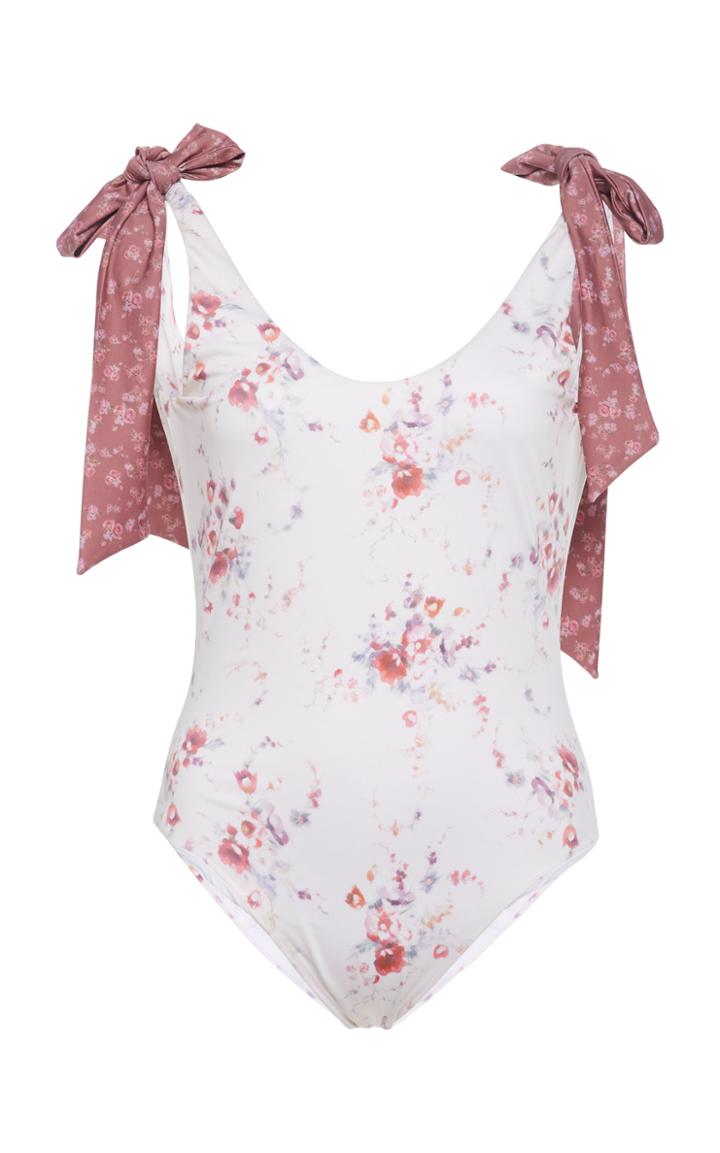 Loveshackfancy Posy Tie Accented Suit