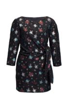 Lake Studio Tie-detailed Floral-jacquard Mini Dress