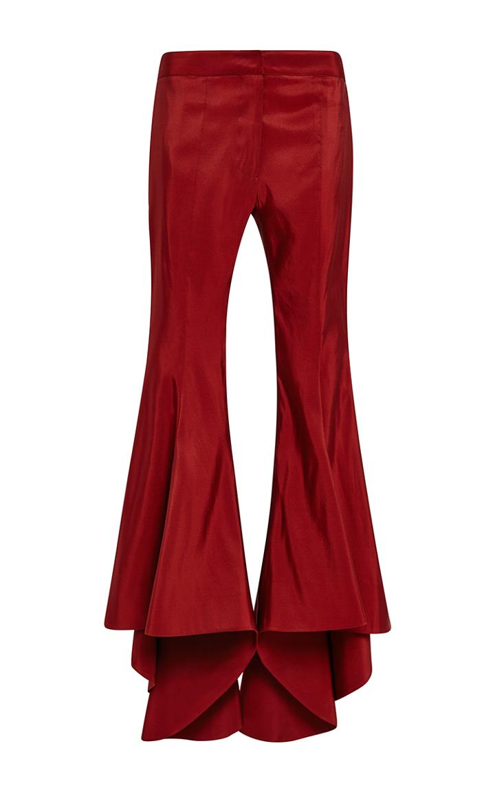 Rosie Assoulin Silk Faille Tilt-a-whirl Pant