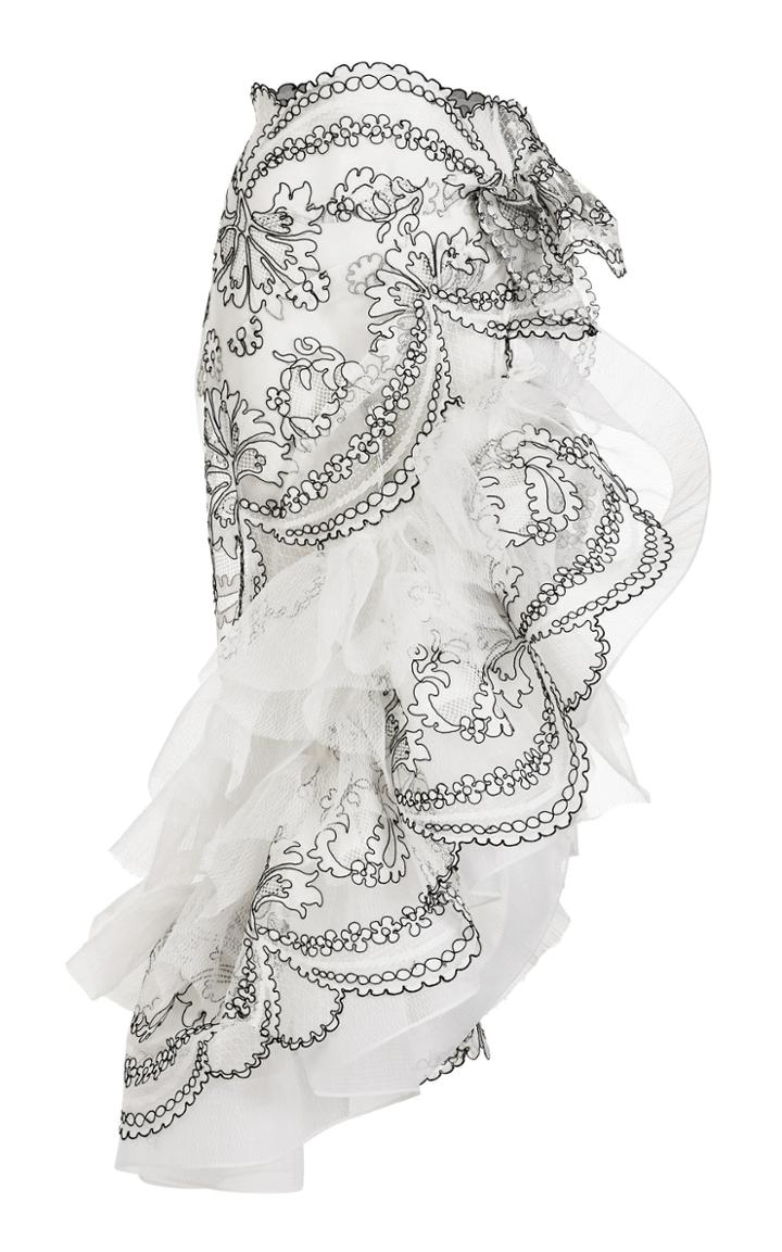 Maticevski Exuberant Ruffle Skirt