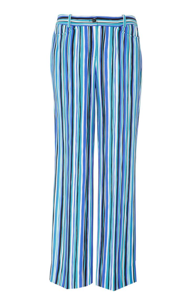 Michael Kors Collection Straight Leg Stiped Trouser