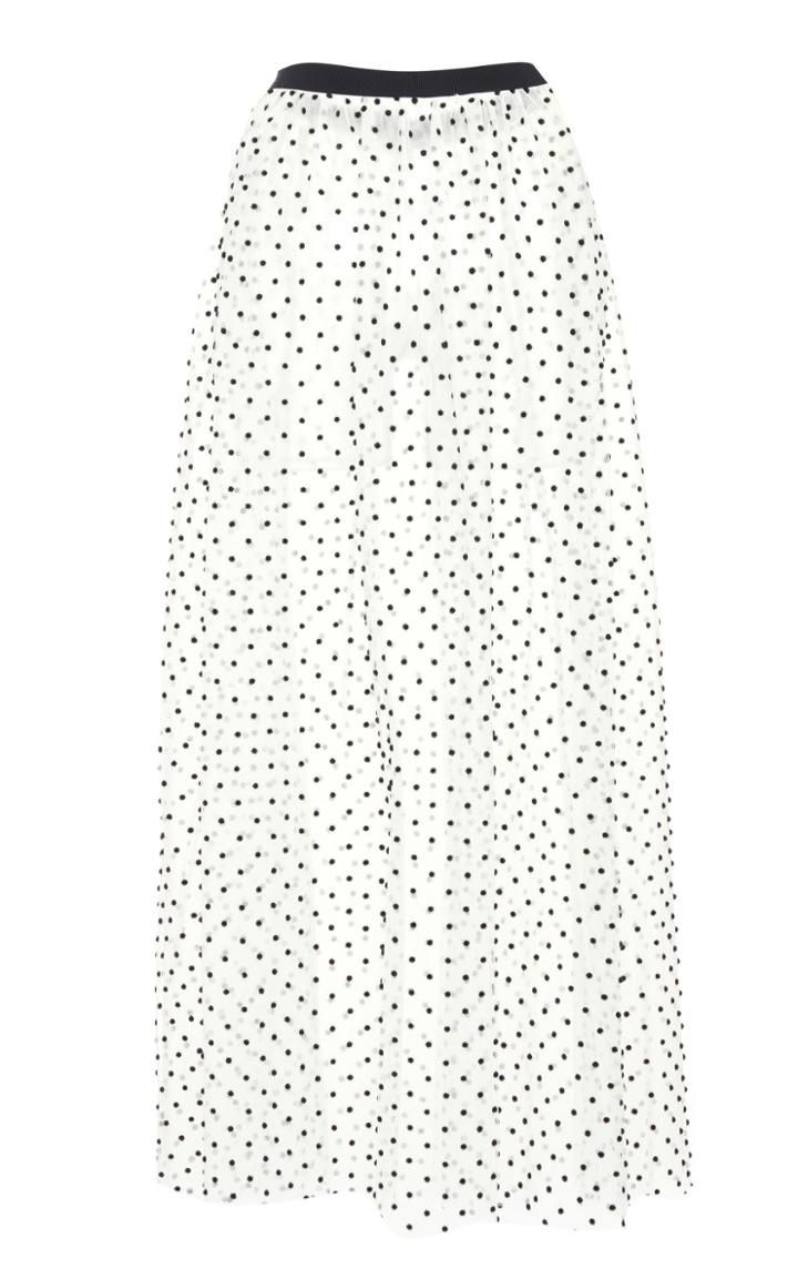 Red Valentino Sheer Maxi Skirt