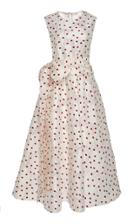 Ryan Lo Sleeveless Polka Dot Jacquard Dress