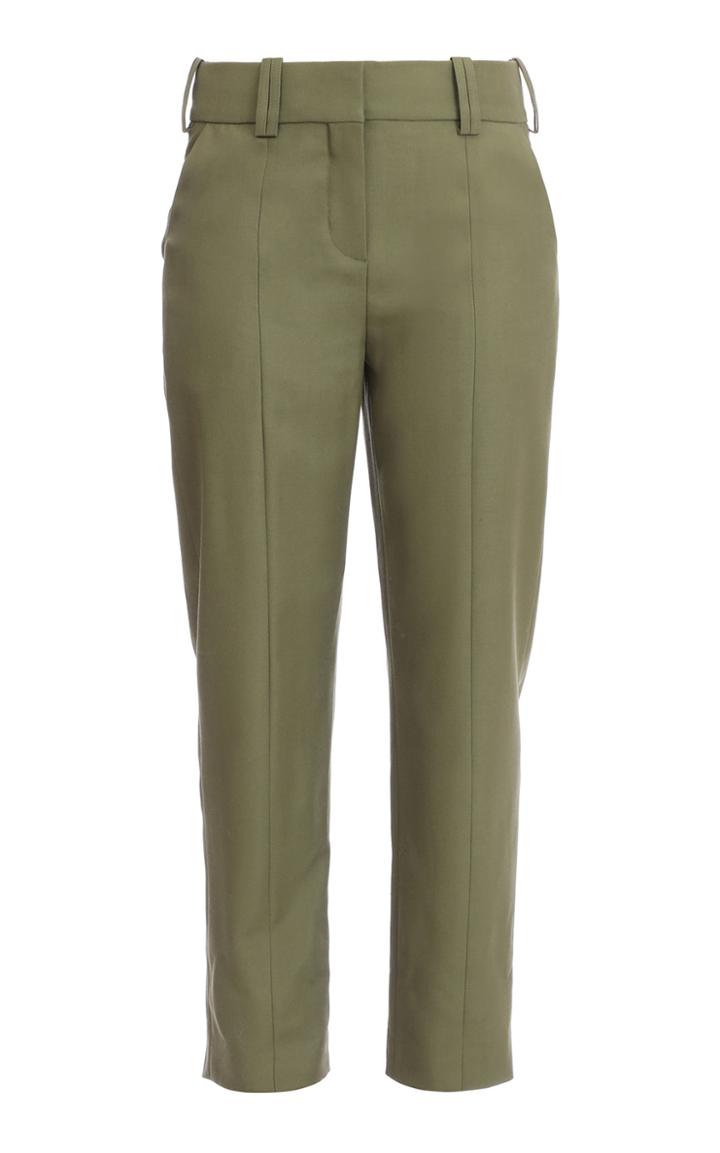 Balmain Wool Straight-leg Trousers