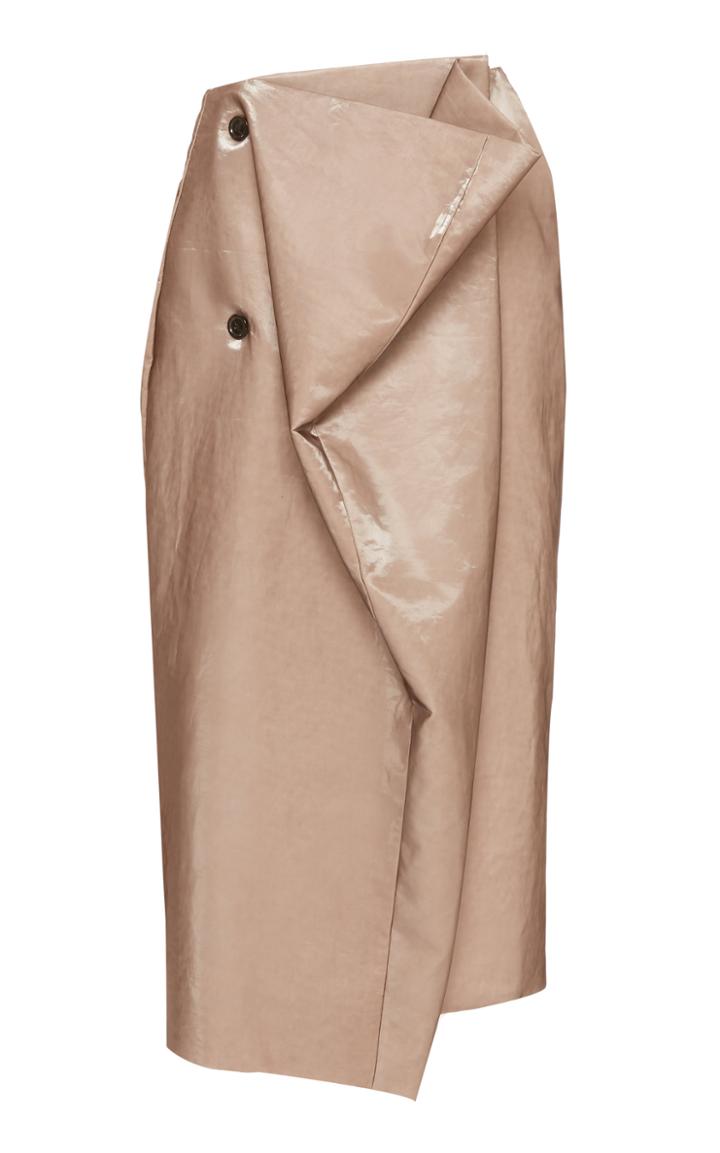 Moda Operandi Y/project High-rise Wrap Midi Skirt Size: 34