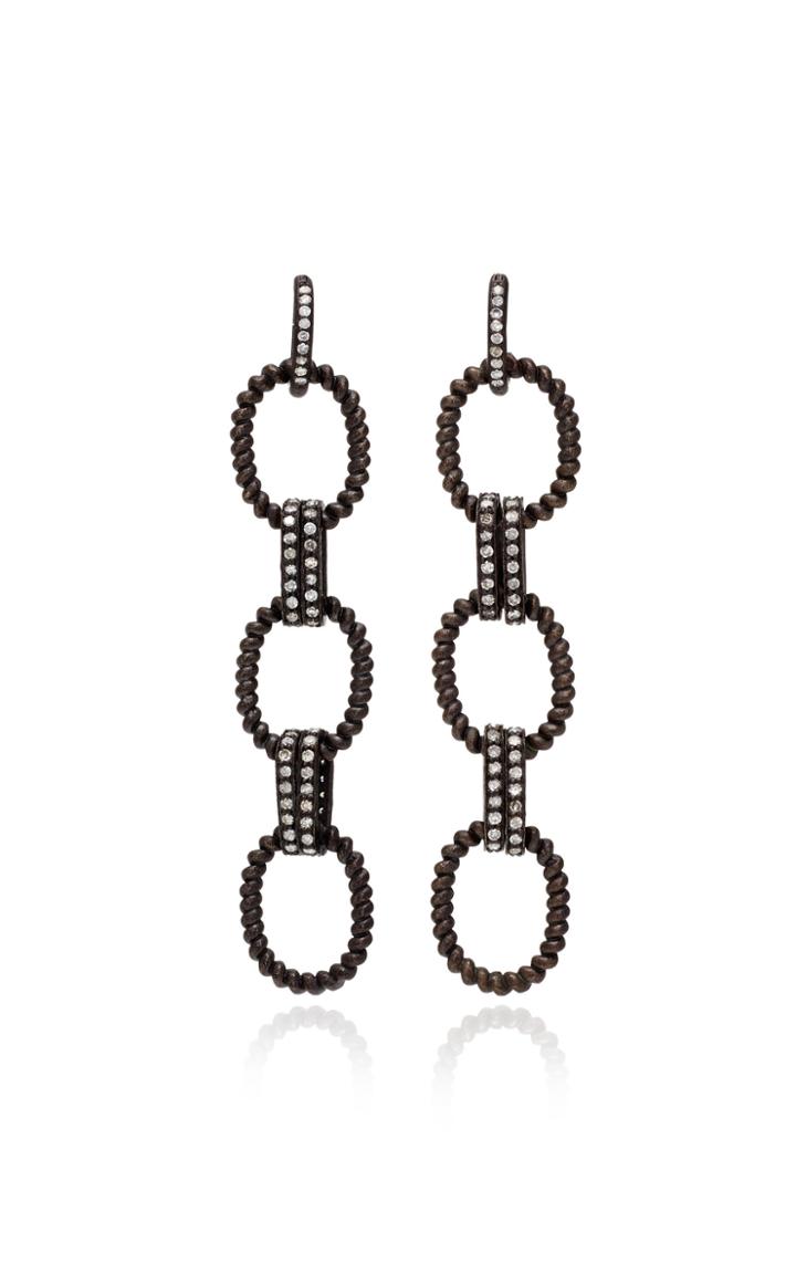 Nancy Newberg Twisted Rope Drop Earrings