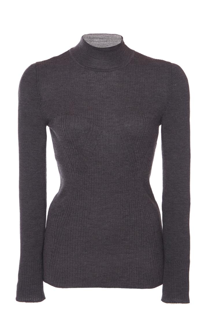 Moda Operandi Alberta Ferretti Merino Crewneck Sweater