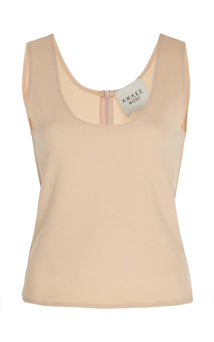 A.w.a.k.e. Mode Streamlined Crepe Tank Top