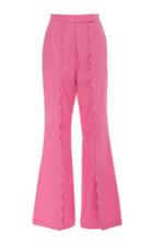 Acler Aslo Scalloped Flare-leg Pants