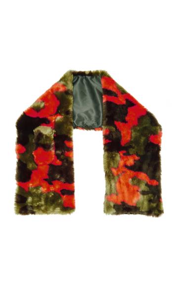 Apparis Anjali Camouflage Faux Fur Scarf