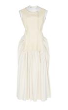 Marni Cap Sleeve Leather Dress