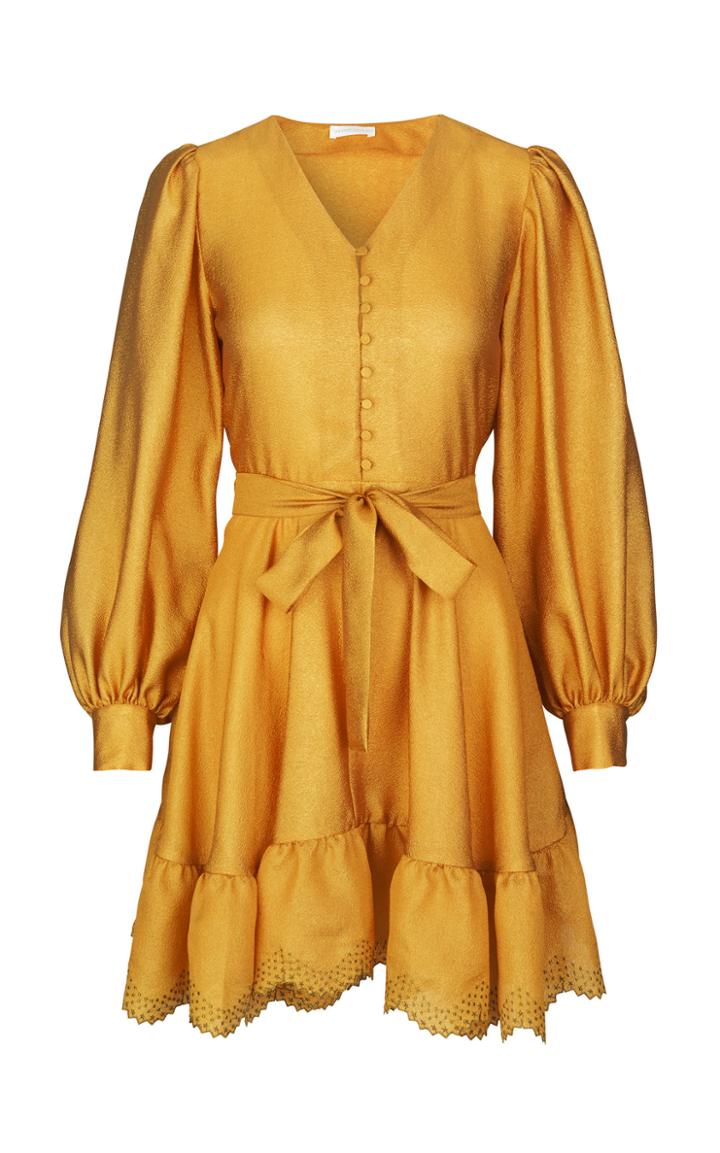 Stine Goya Farrow Belted Waist Mini Dress