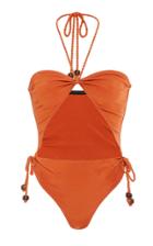Tropic Of C Savanna Cutout Ruched Swimsuit